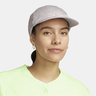 Nike Unisex Club Unstructured Flat Bill Cap In Purple