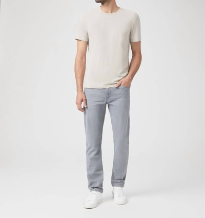 Paige Federal Straight Cut Denim In Patterson In Grey