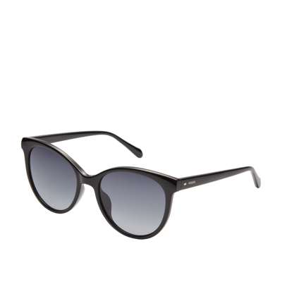 Fossil Women's Rileigh Round Sunglasses In Black