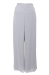 ALEX EVENINGS WIDE LEG CARWASH PANTS IN WHITE