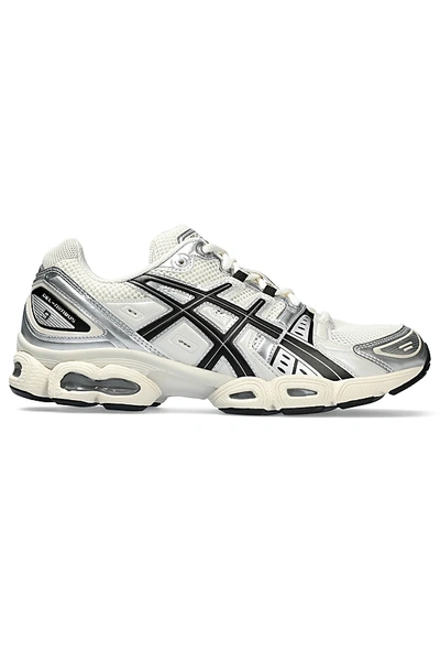 Asics Gel-nimbus 9 Sportstyle Sneakers In Cream/black At Urban Outfitters