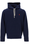 Polo Ralph Lauren Zip-up Hooded Sweatshirt In Cotton-polyester Blend In Blue