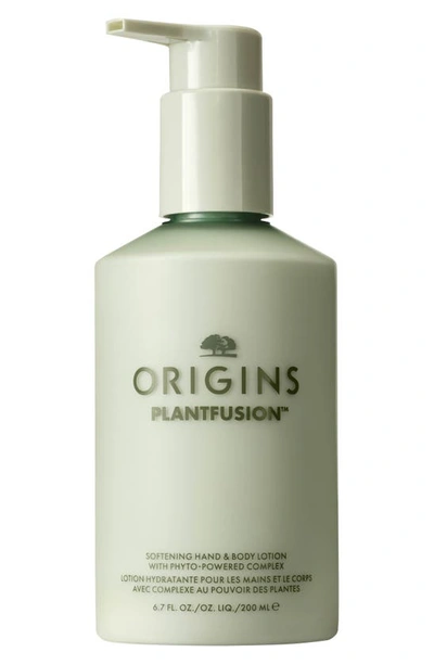 Origins Plantfusion™ Softening Hand & Body Lotion With Phyto-powered Complex, 6.7 oz In Green