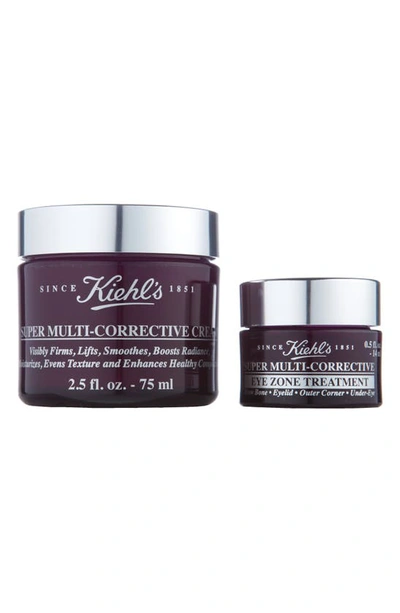 Kiehl's Since 1851 Super Multi Corrective Face Cream + Eye Treatment Duo $155 Value In White