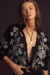 PILCRO THE TAVI BUTTONDOWN BLOUSE BY PILCRO: EMBROIDERED EDITION