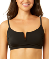 SALT + COVE JUNIORS' V-WIRE RIBBED BRALETTE BIKINI TOP, CREATED FOR MACY'S