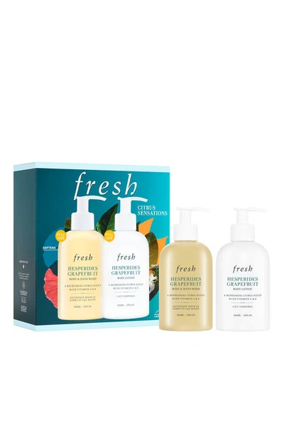 Fresh ® Citrus Sensations Hesperides Grapefruit Body Duo $56 Value In White