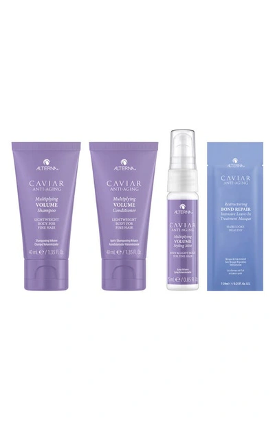 Alterna Caviar Anti-aging Volume Trial Kit $36 Value In Multi