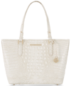 Brahmin Asher Leather Tote In Coconut Milk Melbourne