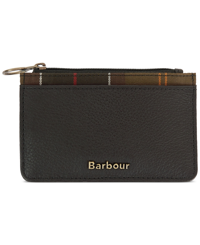 Barbour Men's Laire Leather Rfid Card Holder In Black