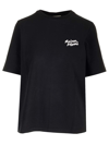 Maison Kitsuné Black Mini Handwriting T-shirt In Black