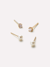 ANA LUISA GOLD STUD EARRINGS