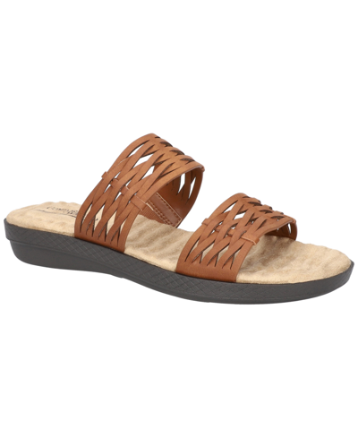 Easy Street Women's Agata Slide Sandals In Tan