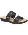 Easy Street Womens Lightweight Slide Sandals In Black