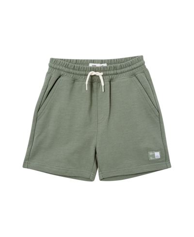 Cotton On Kids' Little Boys Henry Slouch Shorts In Swag Green Core