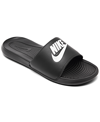 Nike Victori One Slides In Black And White In Black,white