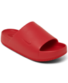 Nike Men's Calm Slide Sandals From Finish Line In University Red/university Red