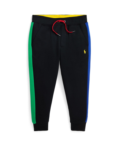 Polo Ralph Lauren Kids' Toddler And Little Boys Double-knit Jogger Pants In Polo Black Multi