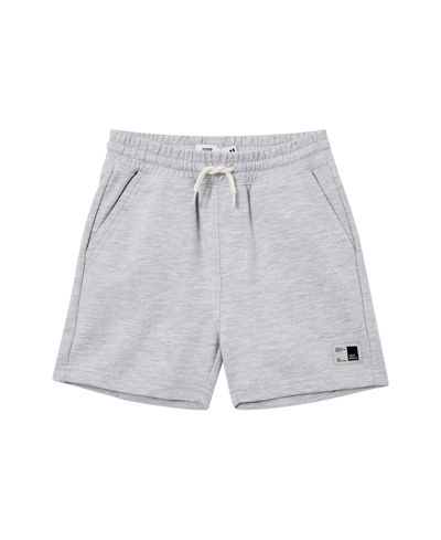 Cotton On Kids' Big Boys Henry Slouch Shorts In Fog Gray Marle Core