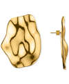 OMA THE LABEL 18K GOLD-PLATED ABSTRACT DROP EARRINGS