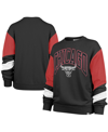 47 BRAND WOMEN'S '47 BRAND BLACK CHICAGO BULLS 2023/24 CITY EDITION NOVA CREW SWEATSHIRT