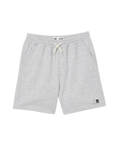 Cotton On Kids' Big Boys Hudson Slouch Drawstring Shorts In Fog Gray Marle Core