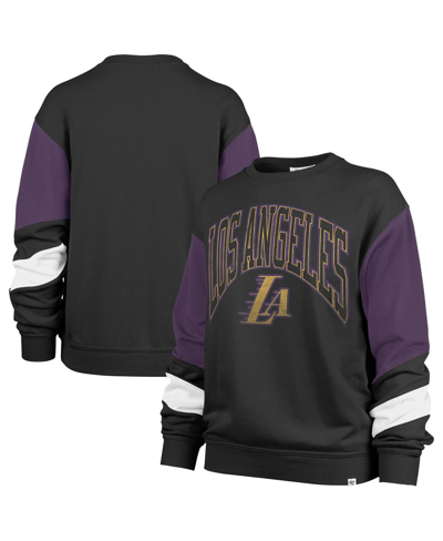 47 Brand Women's ' Black Los Angeles Lakers 2023/24 City Edition Nova Crew Sweatshirt