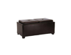 NOBLE HOUSE MAXWELL CONTEMPORARY TRAY TOP STORAGE OTTOMAN