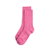 Stems Lux Cashmere Wool Crew Socks Gift Box In Rose