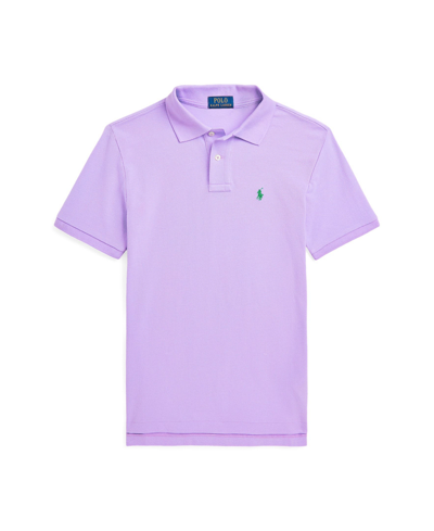 Polo Ralph Lauren Kids' Big Boys Classic Fit Cotton Mesh Polo Shirt In Sky Lavender