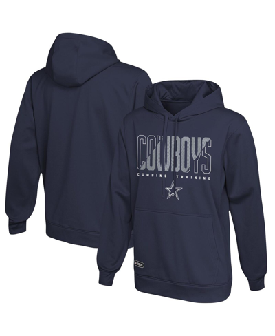 Outerstuff Men's Navy Dallas Cowboys Backfield Combine Authentic Pullover Hoodie