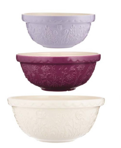 Mason Cash In The Meadow Set Of 3 Mixing Bowls In Multi