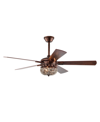 HOME ACCESSORIES LAYLANI 52" 2-LIGHT INDOOR CEILING FAN WITH LIGHT KIT AND REMOTE