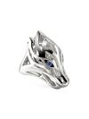 John Hardy Women's Naga Dragon Sterling Silver & Blue Sapphire Saddle Ring