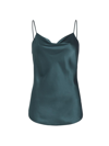 CINQ À SEPT WOMEN'S MARTA SILK COWL-NECK CAMISOLE