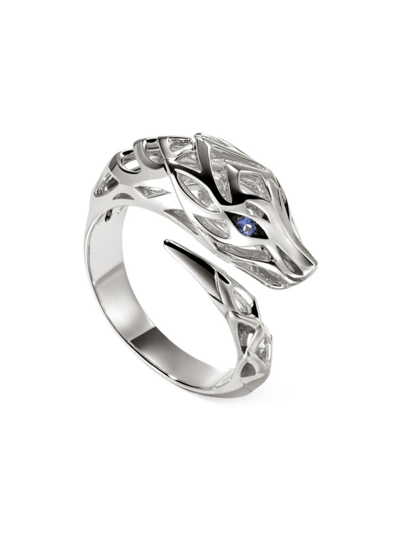 John Hardy Women's Naga Dragon Sterling Silver & Sapphire Ring