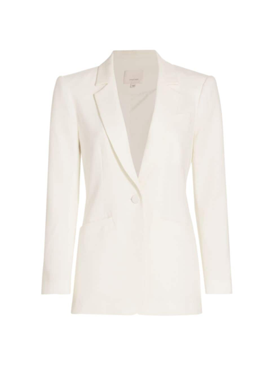 Cinq À Sept Women's Karlie Crepe Blazer In Ivory