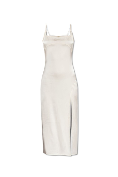 Jacquemus Charm Long Dress In White