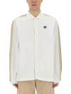 PALM ANGELS PALM ANGELS MONOGRAM DETAILED BUTTONED SHIRT