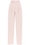 AMIRI PANTS WITH WIDE LEG AND PLEATS
