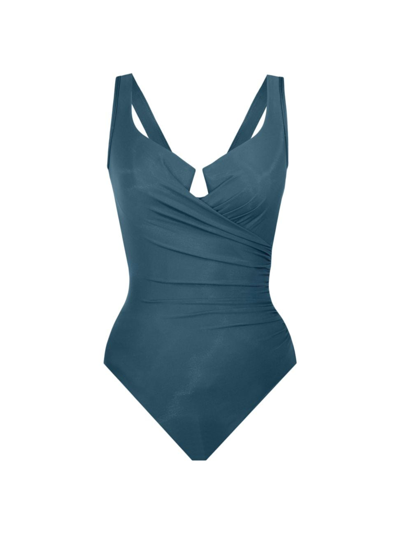 Miraclesuit Swim Women's Must Have 19 Escape One-piece Swimsuit In Nova Green