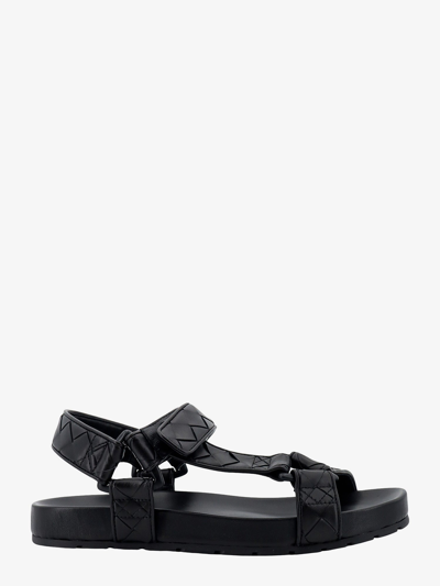 Bottega Veneta Man Trip Man Black Sandals