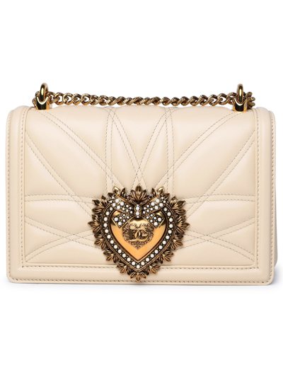 Dolce & Gabbana Woman Cream Leather Bag