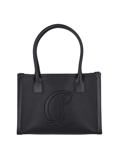 Christian Louboutin By My Side Small East-west Tote Bag In Black