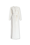 APC A.P.C. MARLA CRINKLED BELTED MAXI SHIRT DRESS