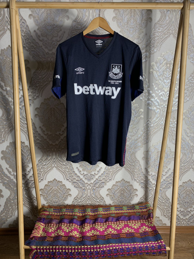 Pre-owned Soccer Jersey X Umbro West Ham United The Boleyn Ground Soccer Jersey Y2k In Brown