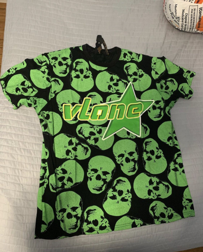Pre-owned Vlone Crypt Tee Green