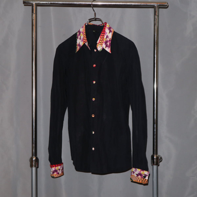 Pre-owned Jean Paul Gaultier Homme Floral Shirt In Black