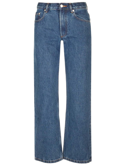 Apc A.p.c. Relaxed Straight In Blue