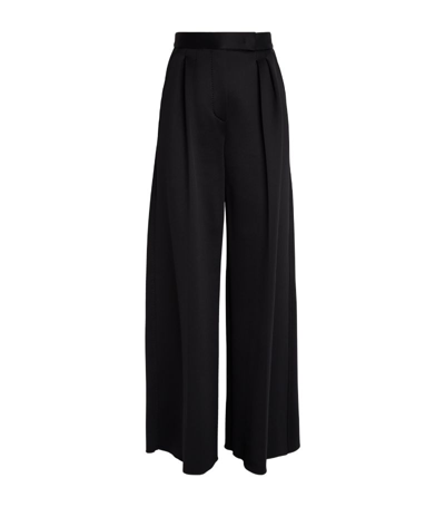 Max Mara Flared Tailored Trousers In Black